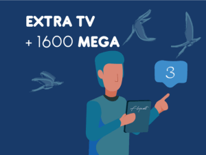 FLYNET Extra TV+1600Mega
