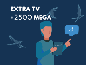 FLYNET Extra TV+2500Mega