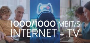 Flynet 1000/1000 TV-vel